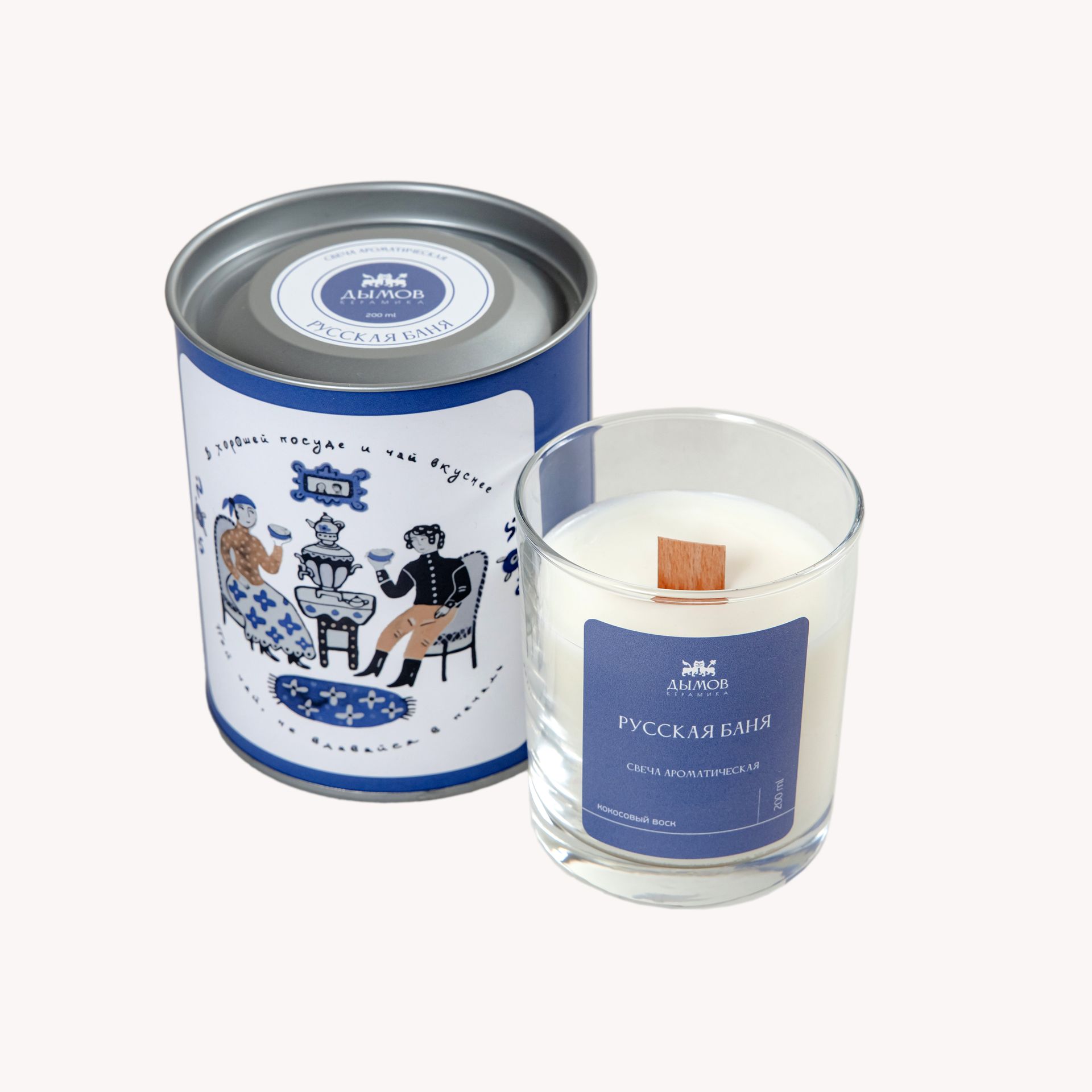 Свеча в тубусе &quot;Русская баня&quot; #0