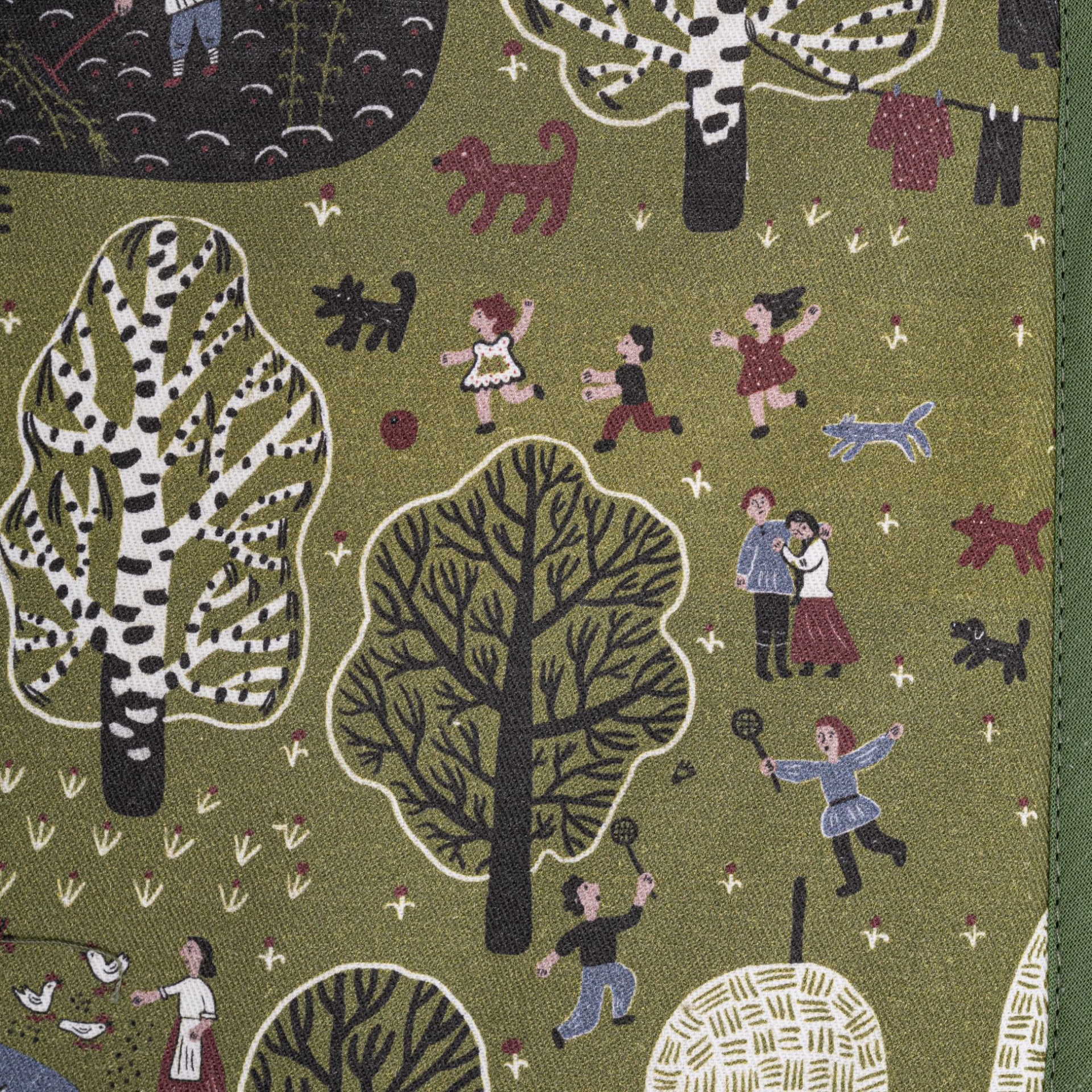 Прихватка круглая. Серия Сельская жизнь. Зеленая деревня, Соня Уткина #2