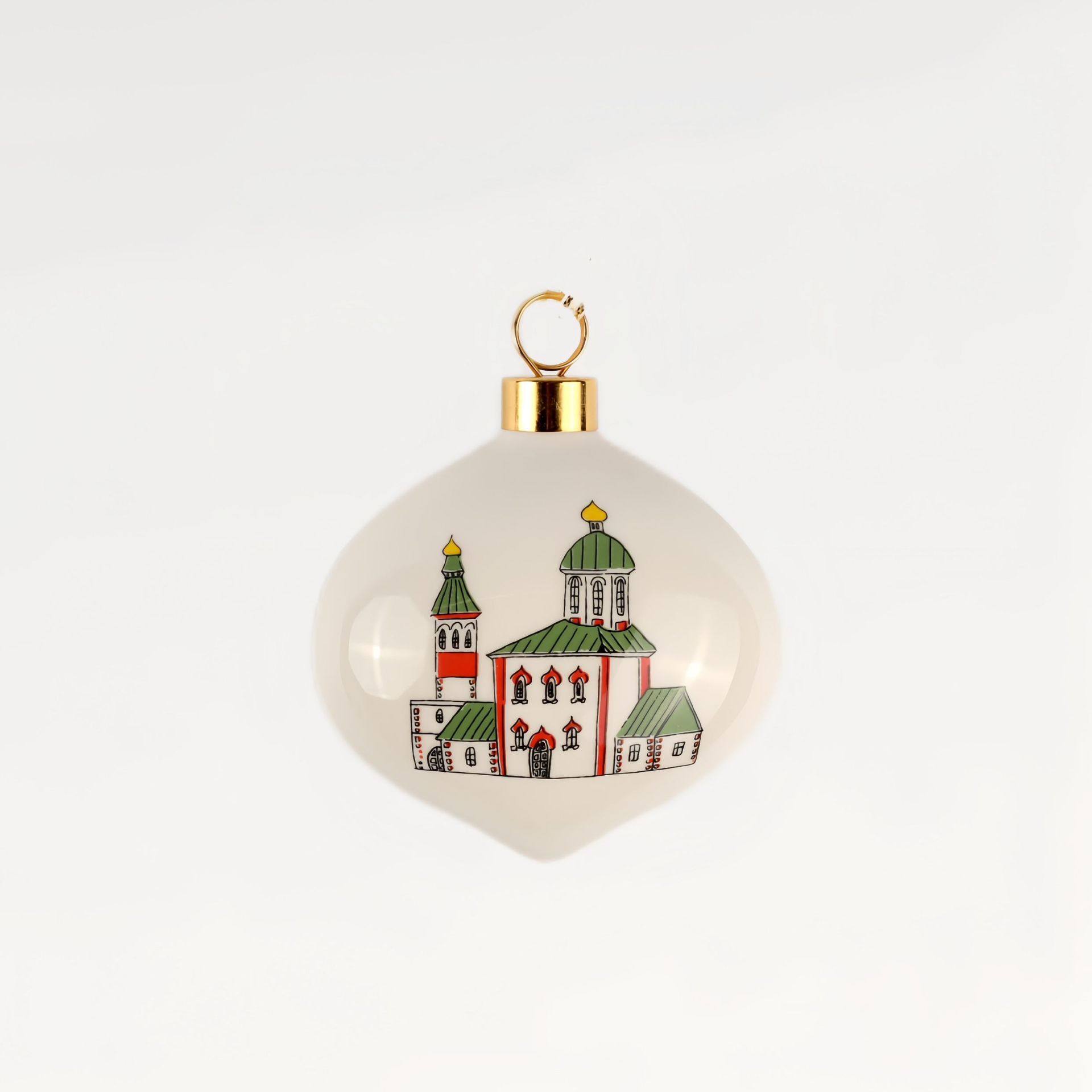 Ёлочная игрушка Форма 2. Храмы #0