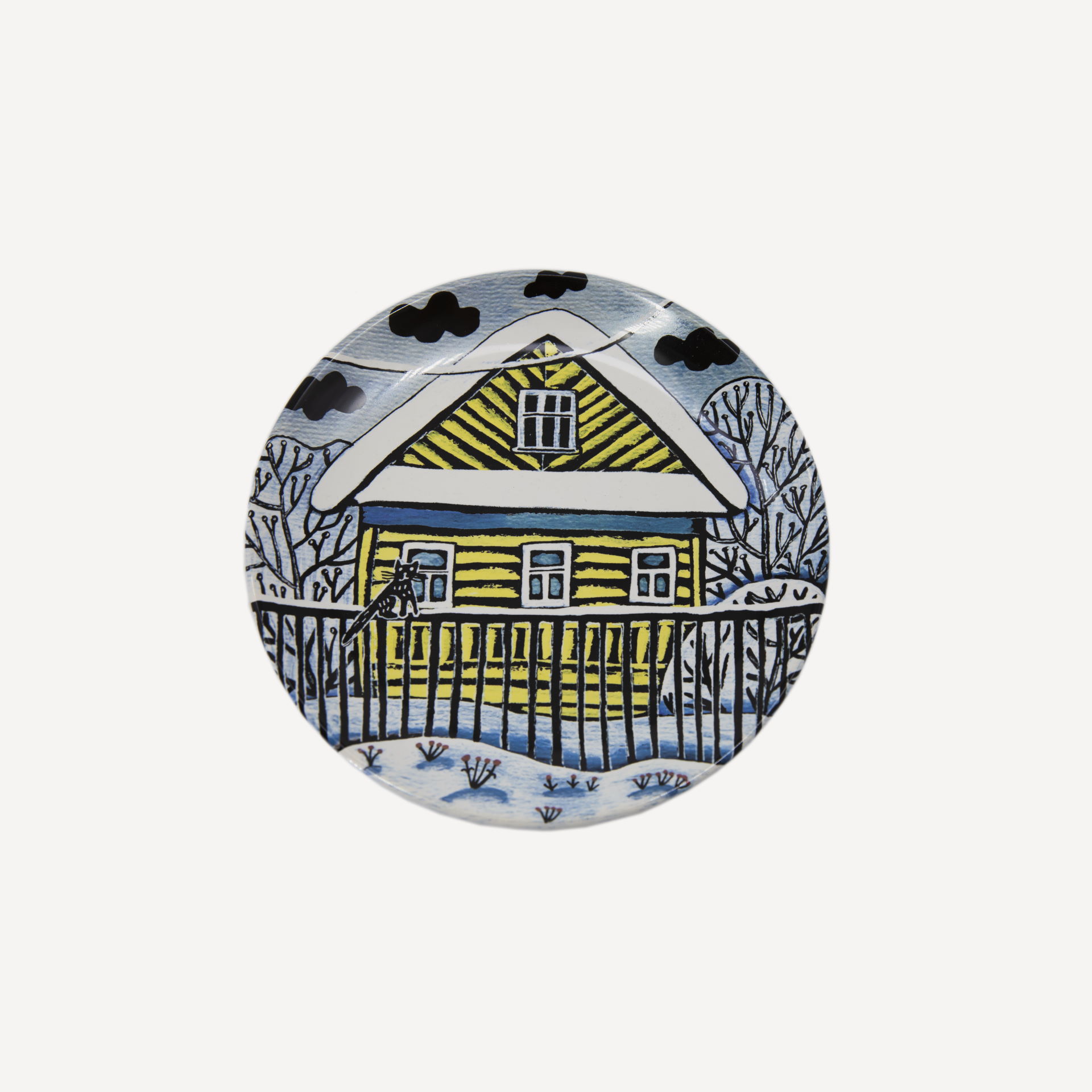 Тарелка &quot;Кот Уголек&quot; #0