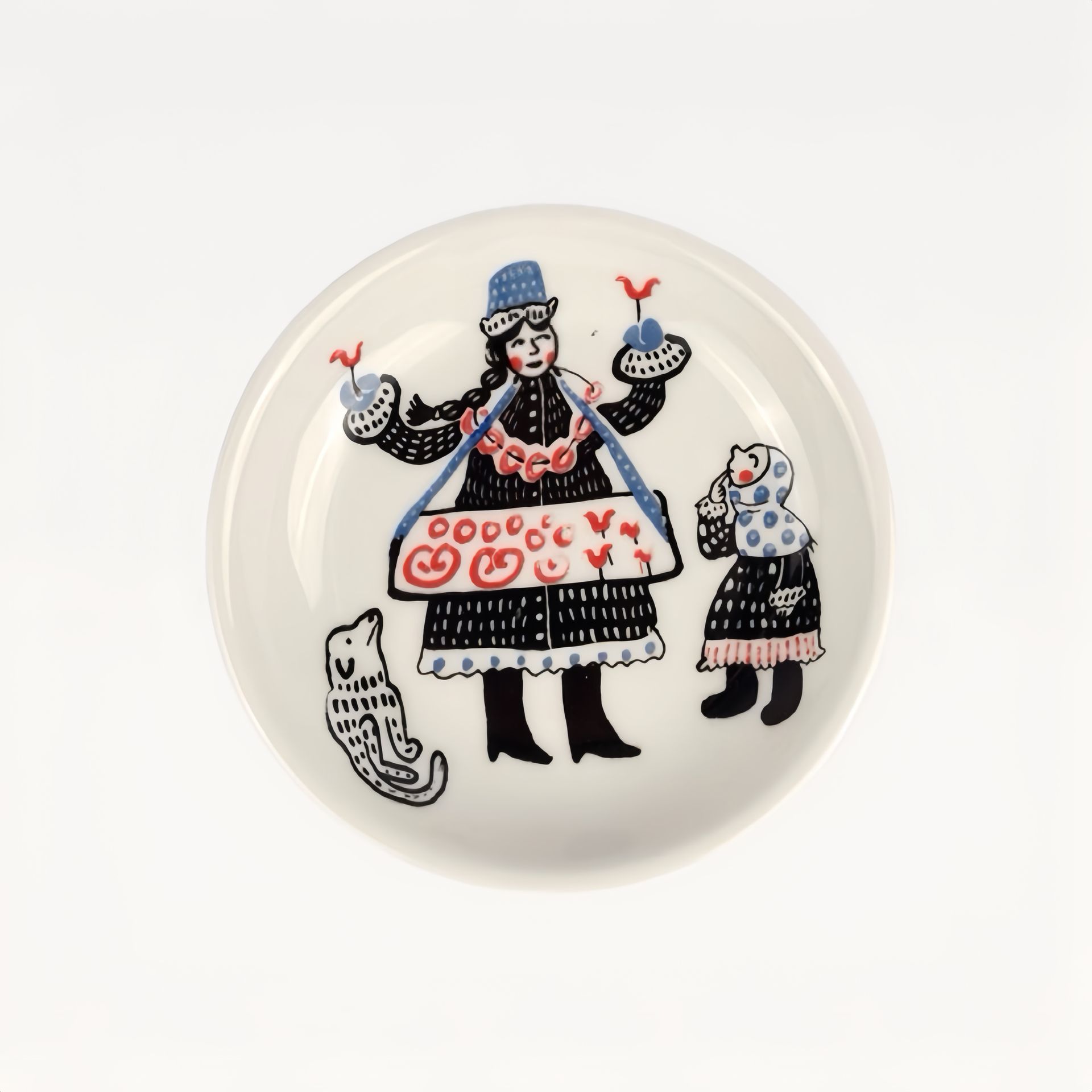 Тарелка "Баранок вязанку" #0