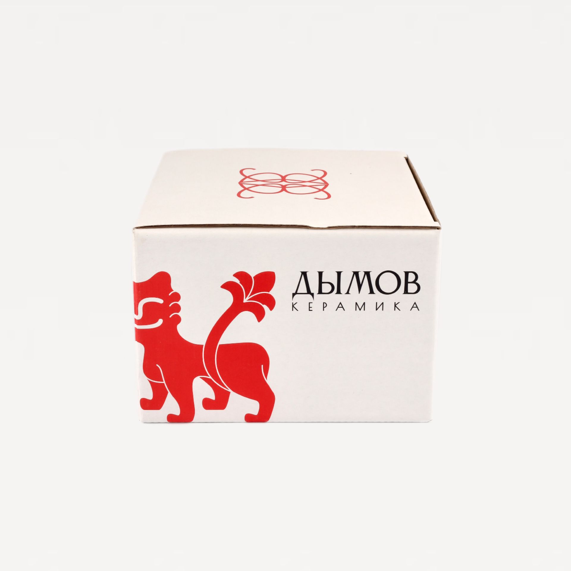 Фирменная подарочная коробка &quot;Дымов Керамика&quot; самосборная #1