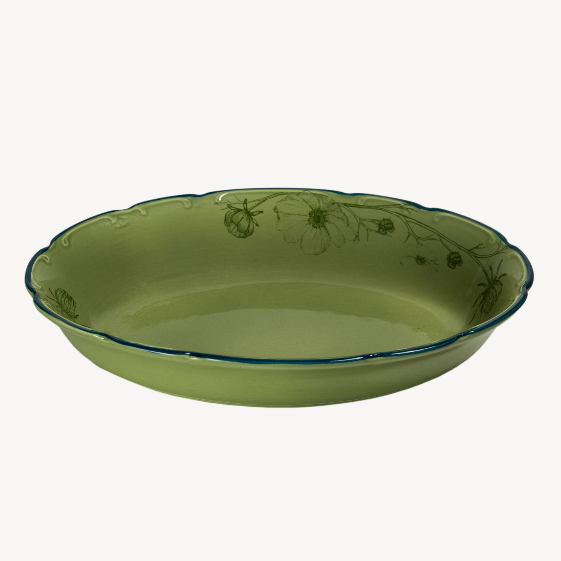 Салатник овальный &quot;Космея&quot; вечер 20.00 #0