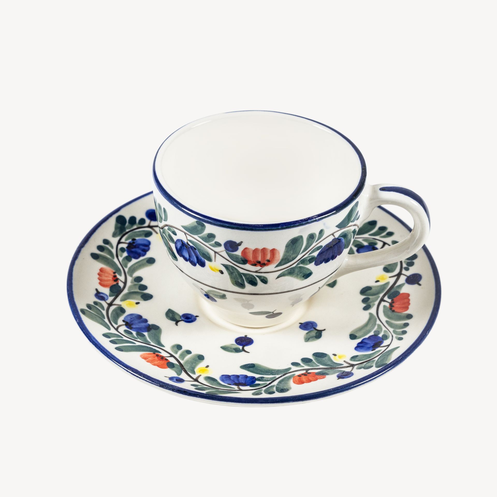 Чайная пара изящная &quot;Черника&quot; #0