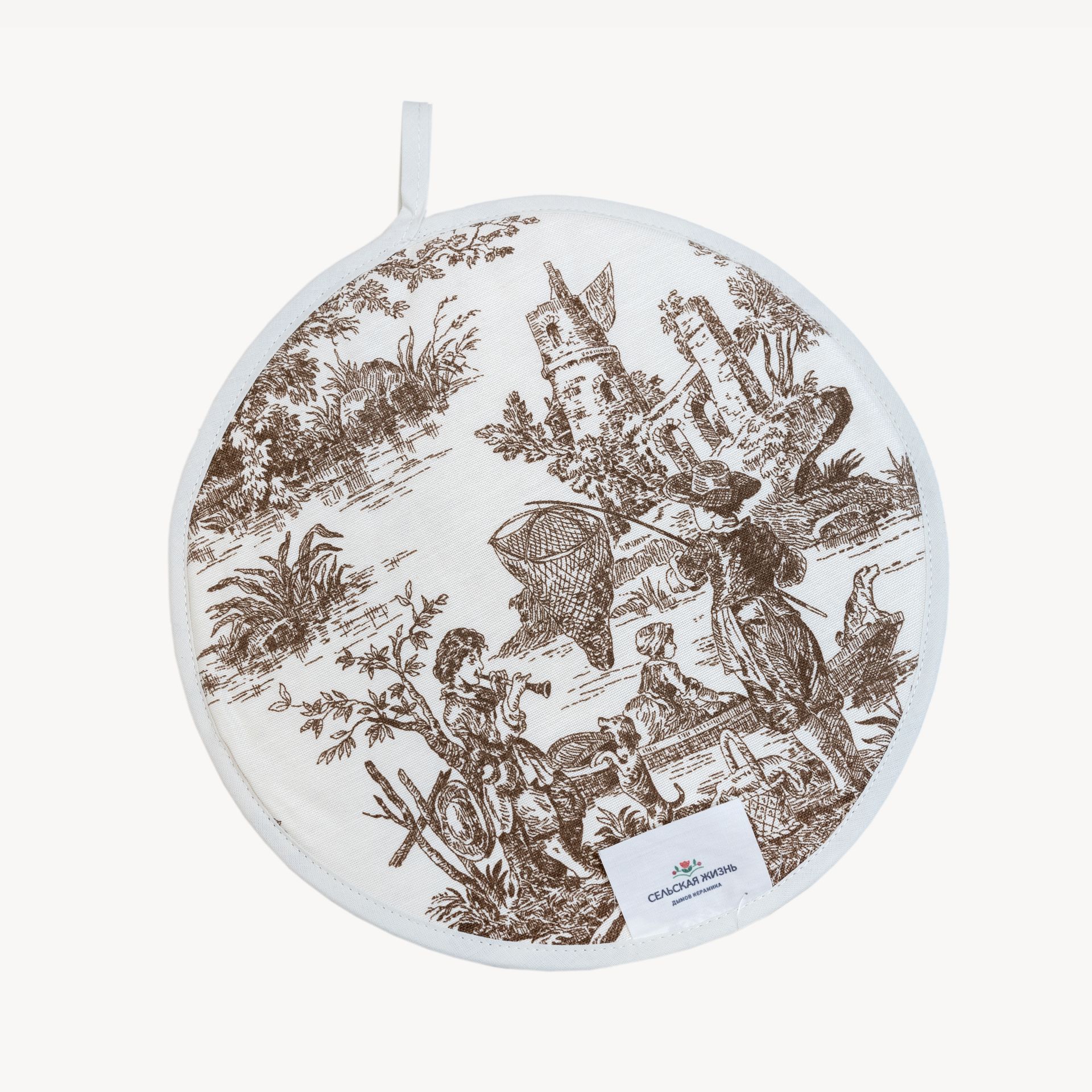 Прихватка круглая #3