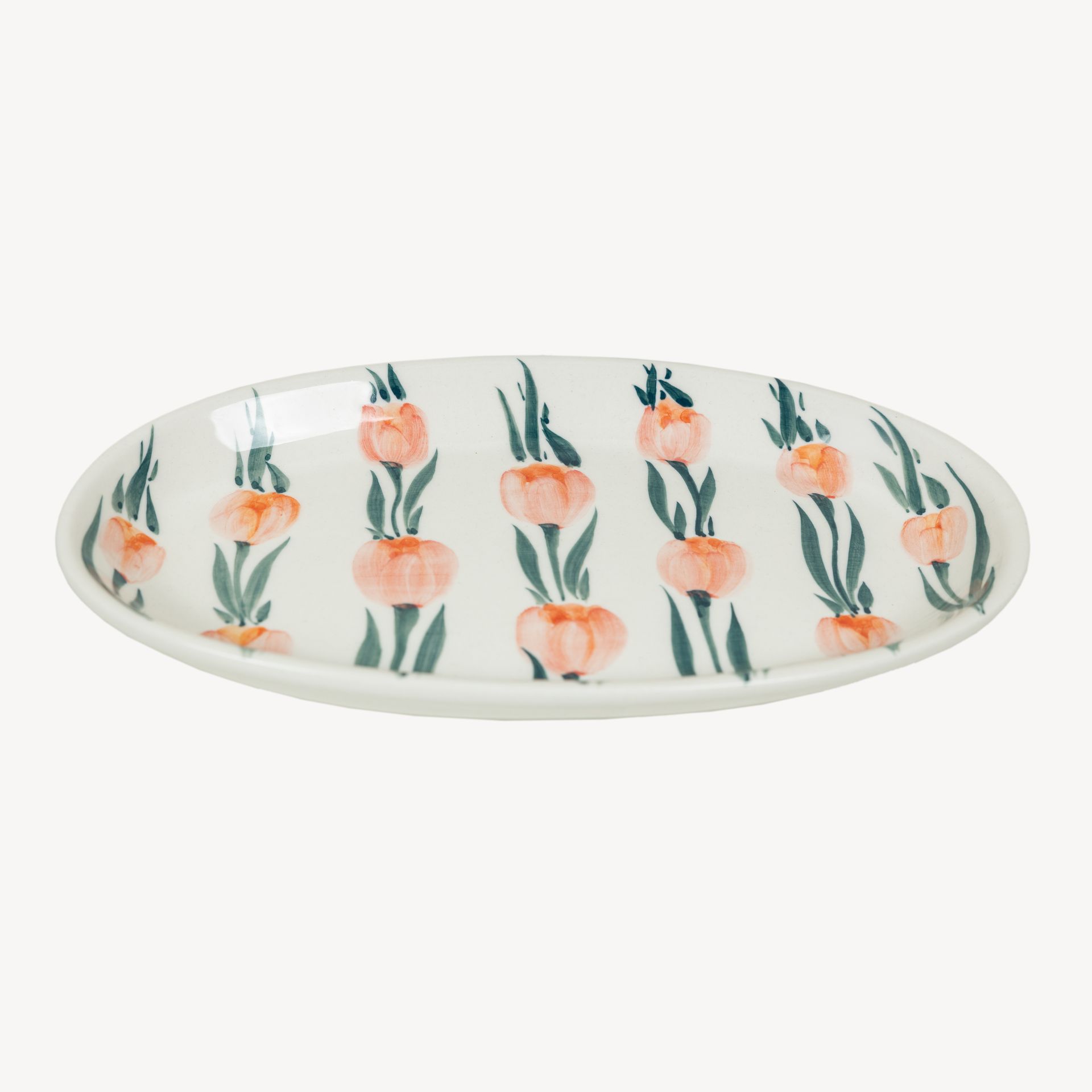 Тарелка овальная &quot;Тюльпаны&quot; #2