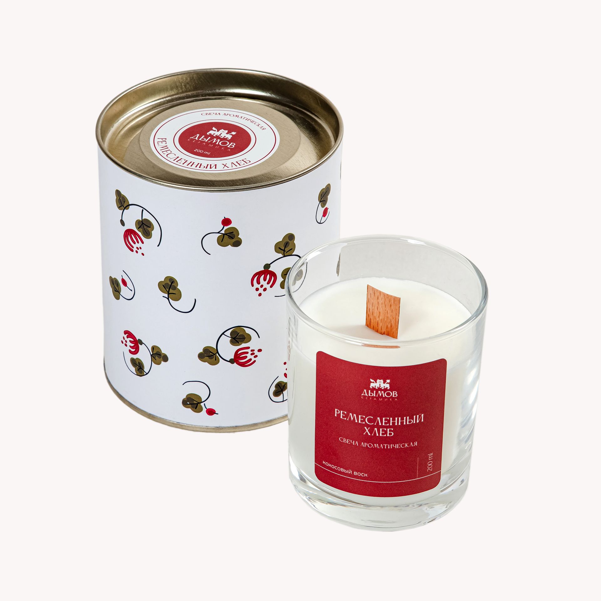 Свеча в тубусе &quot;Ремесленный хлеб&quot; #0
