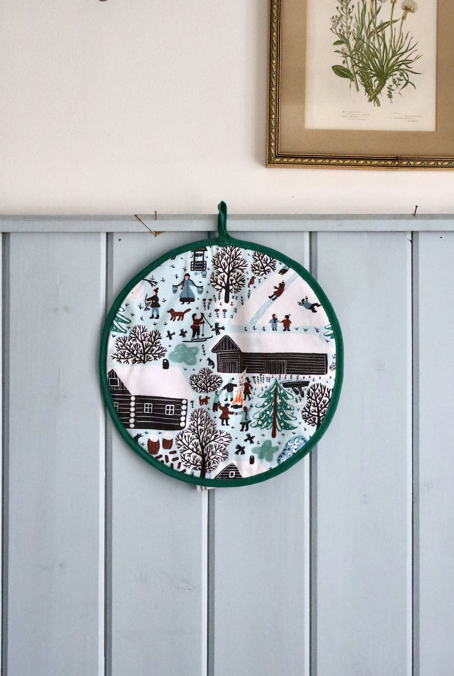 Прихватка круглая. Серия Деревня. Зима, Соня Уткина #0