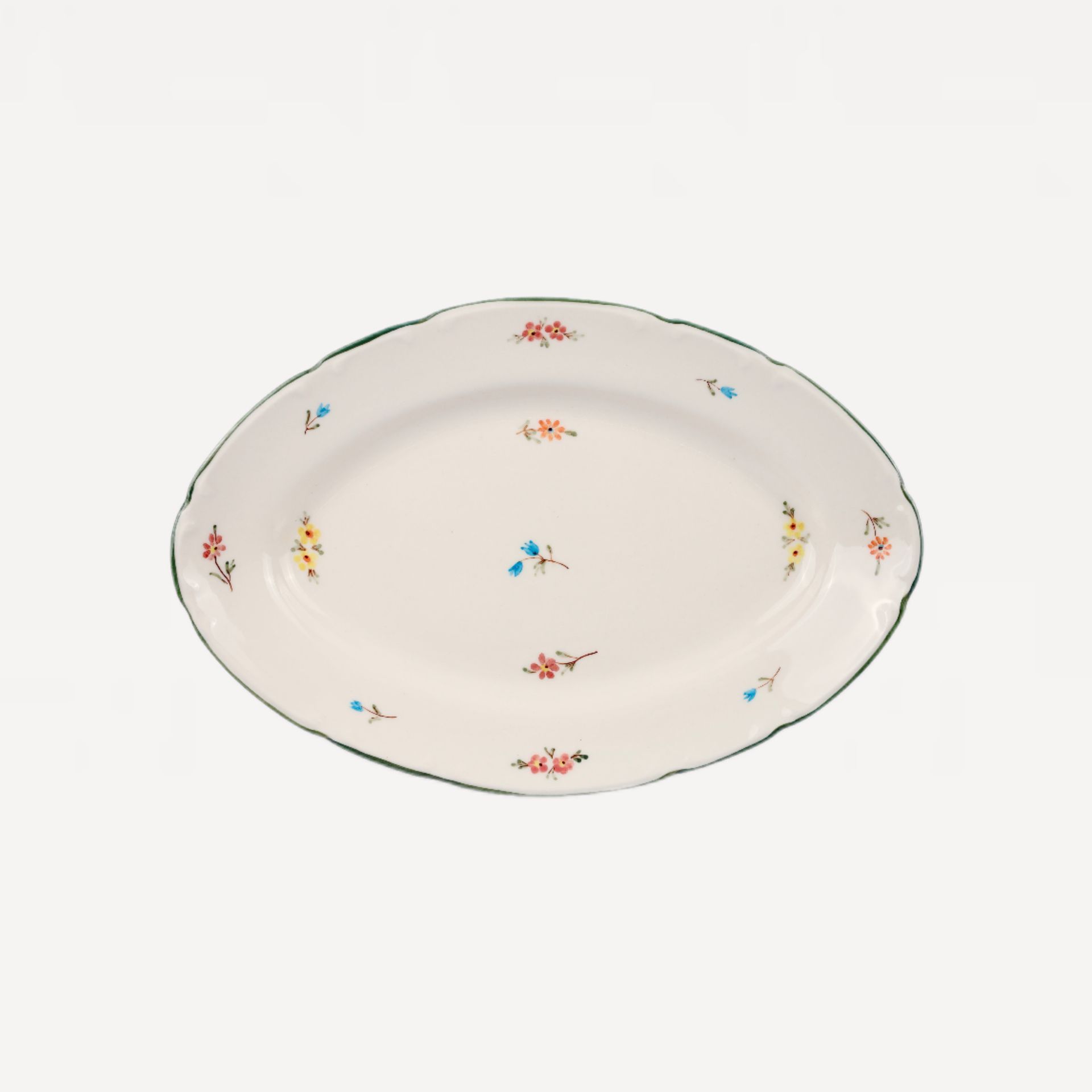 Блюдо овальное "Ситец" #1