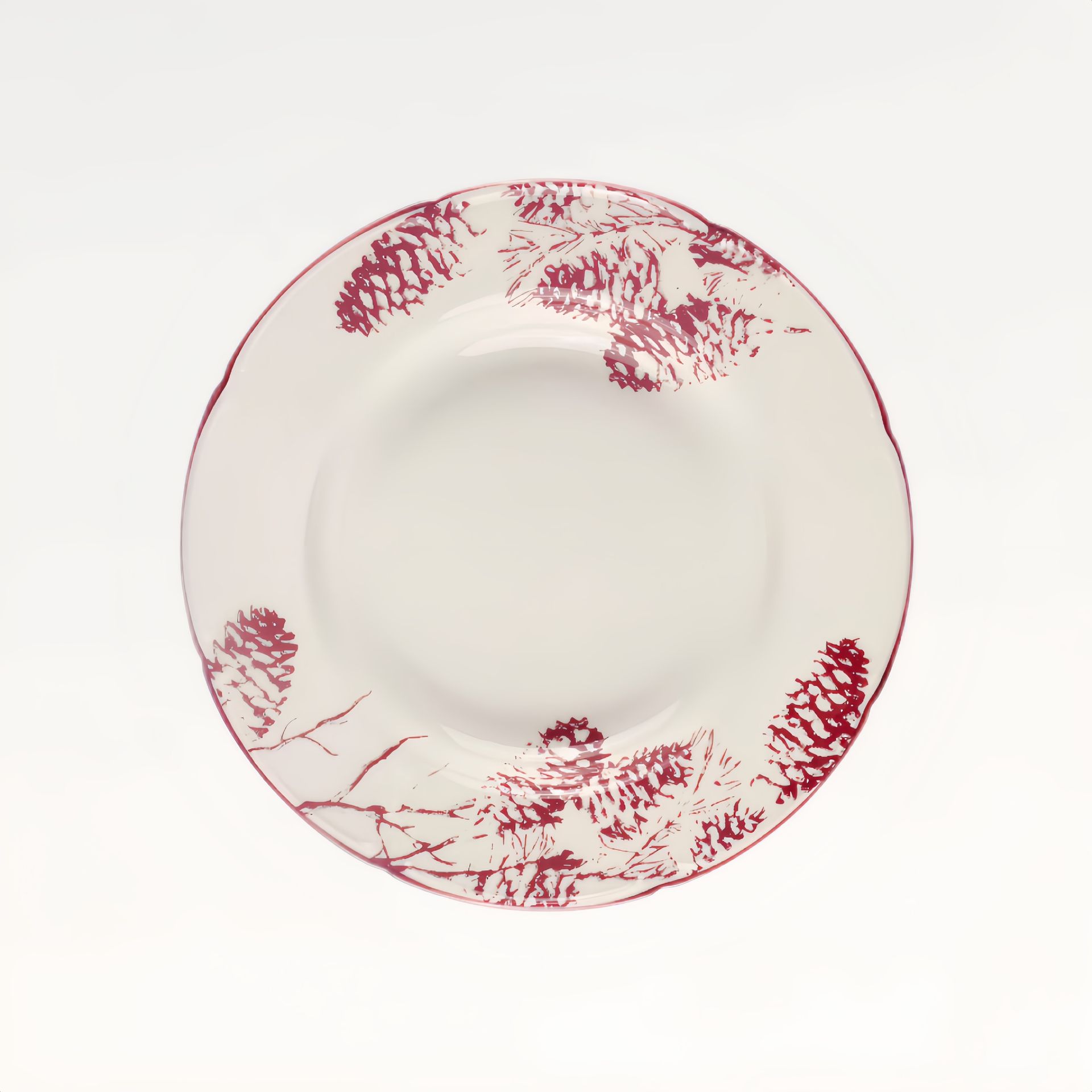 Тарелка суповая "Снегирь" #1