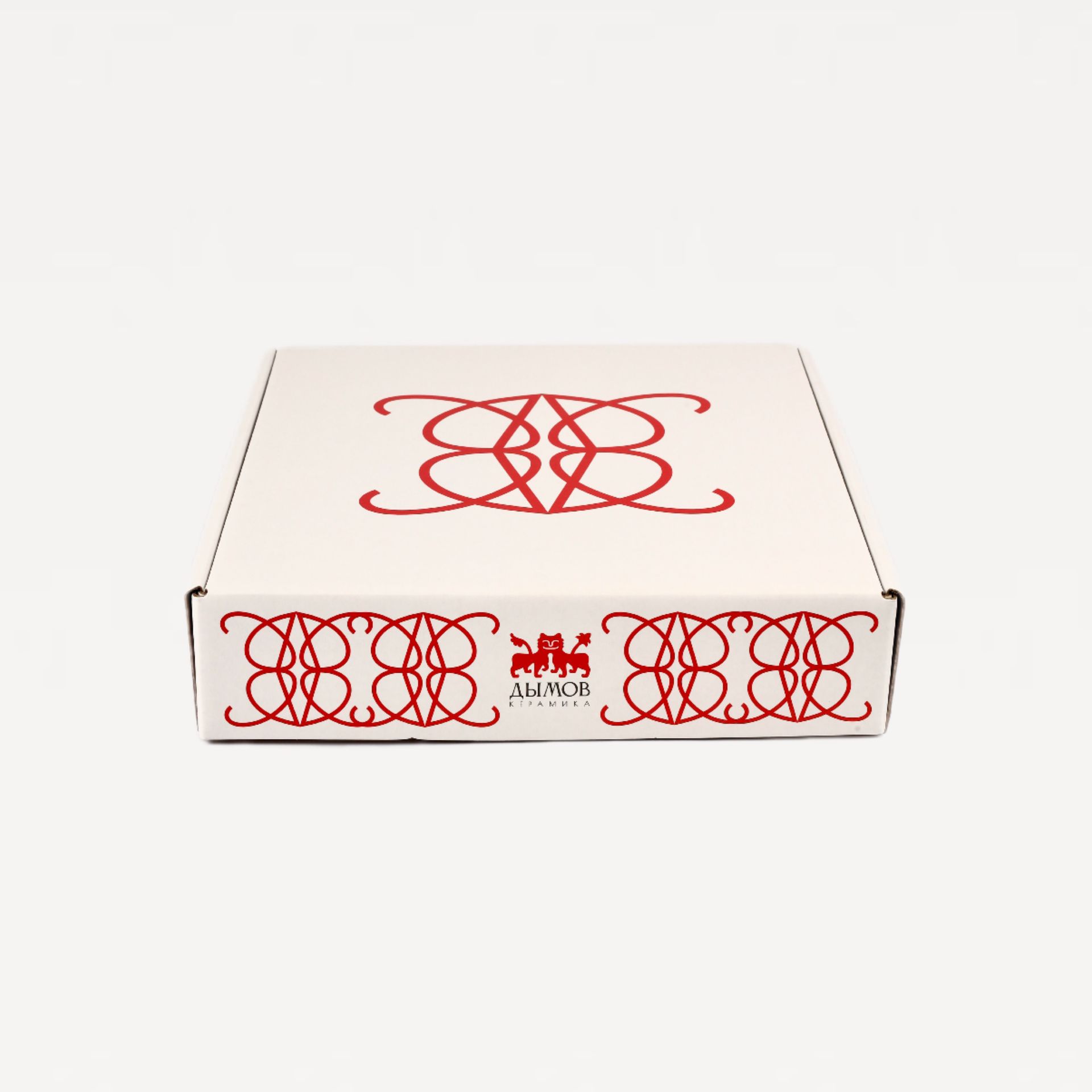 Фирменная подарочная коробка &quot;Дымов Керамика&quot; самосборная #3