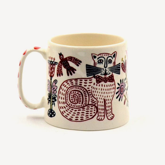 Бокал фактурный &quot;Кот&quot; Соня Уткина #0