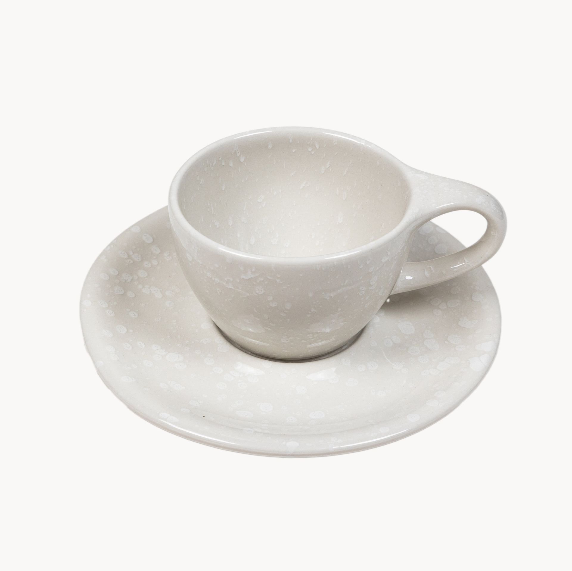 Кофейная пара средняя &quot;Снег глянец&quot; #0