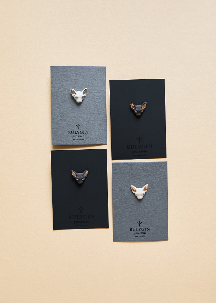 Брошь Кошка #1