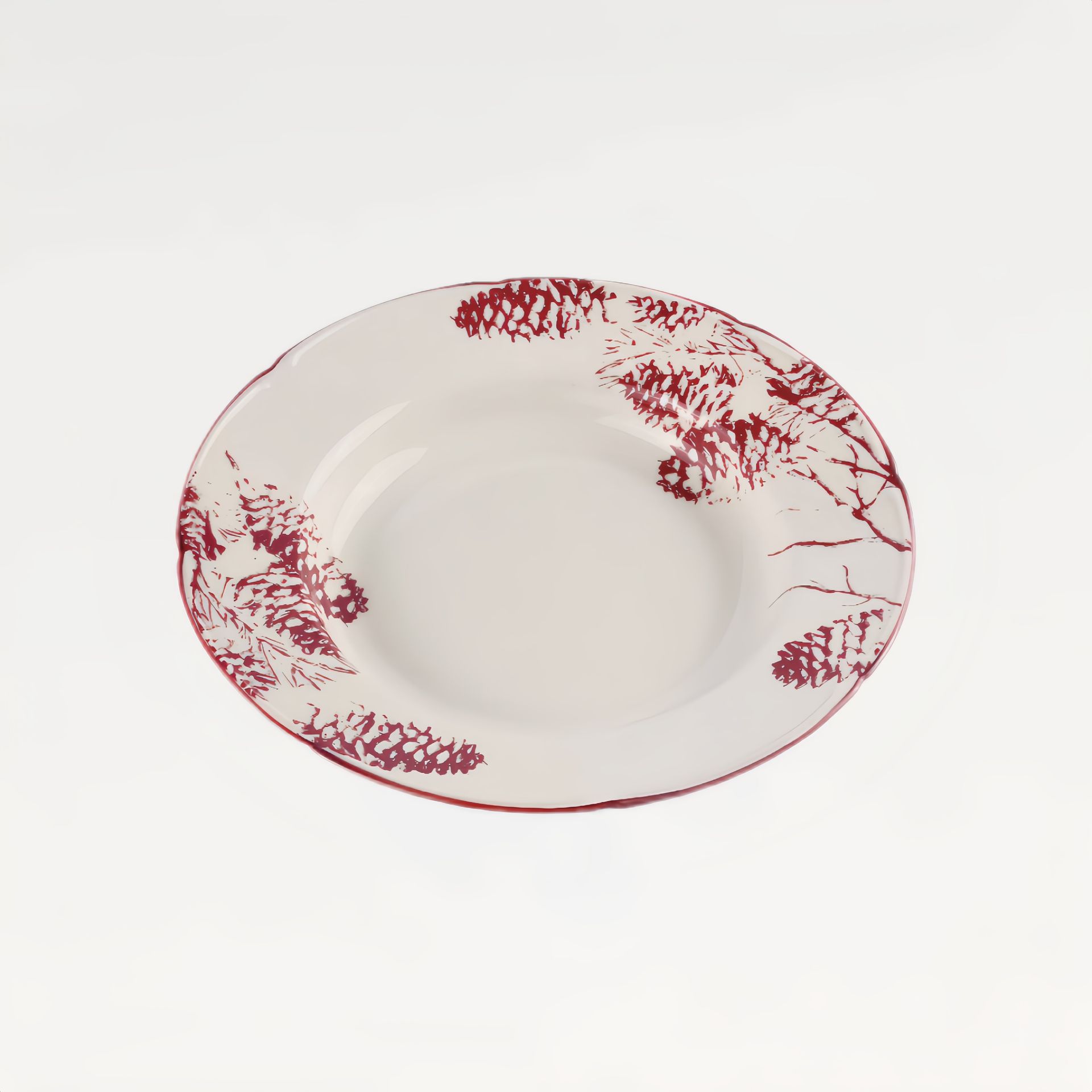 Тарелка суповая "Снегирь" #0