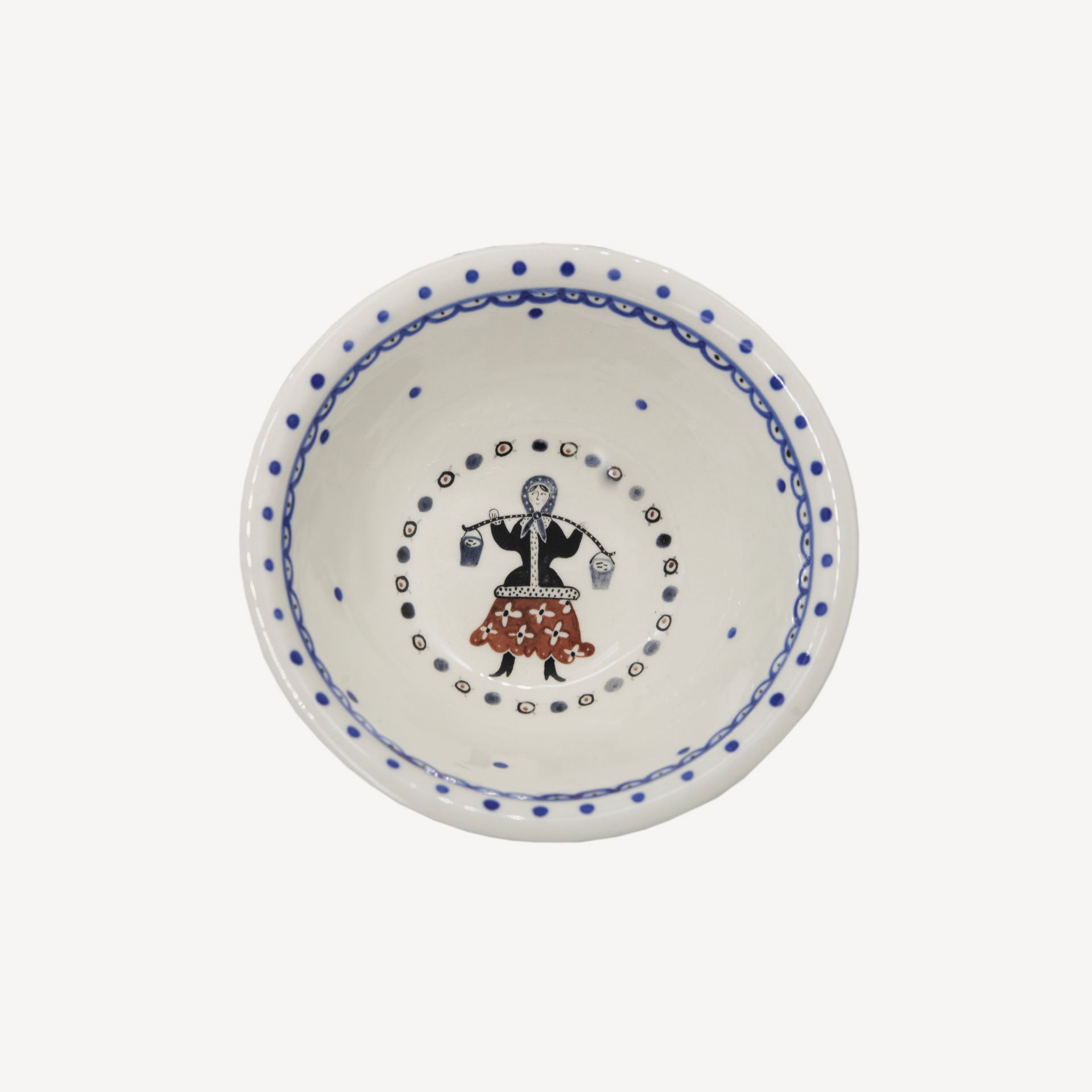 Тарелка глубокая Сибирь &quot;Коромысло&quot; #0