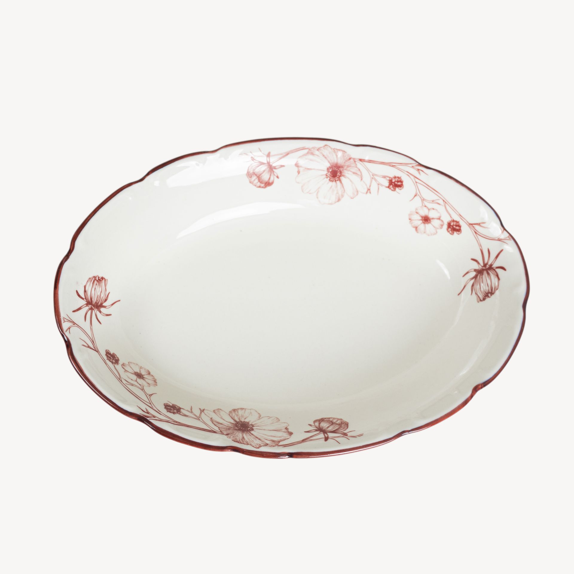 Салатник овальный "Космея" утро 08.00 #1