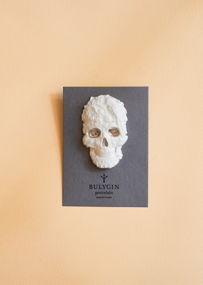 Брошь Череп большой #3