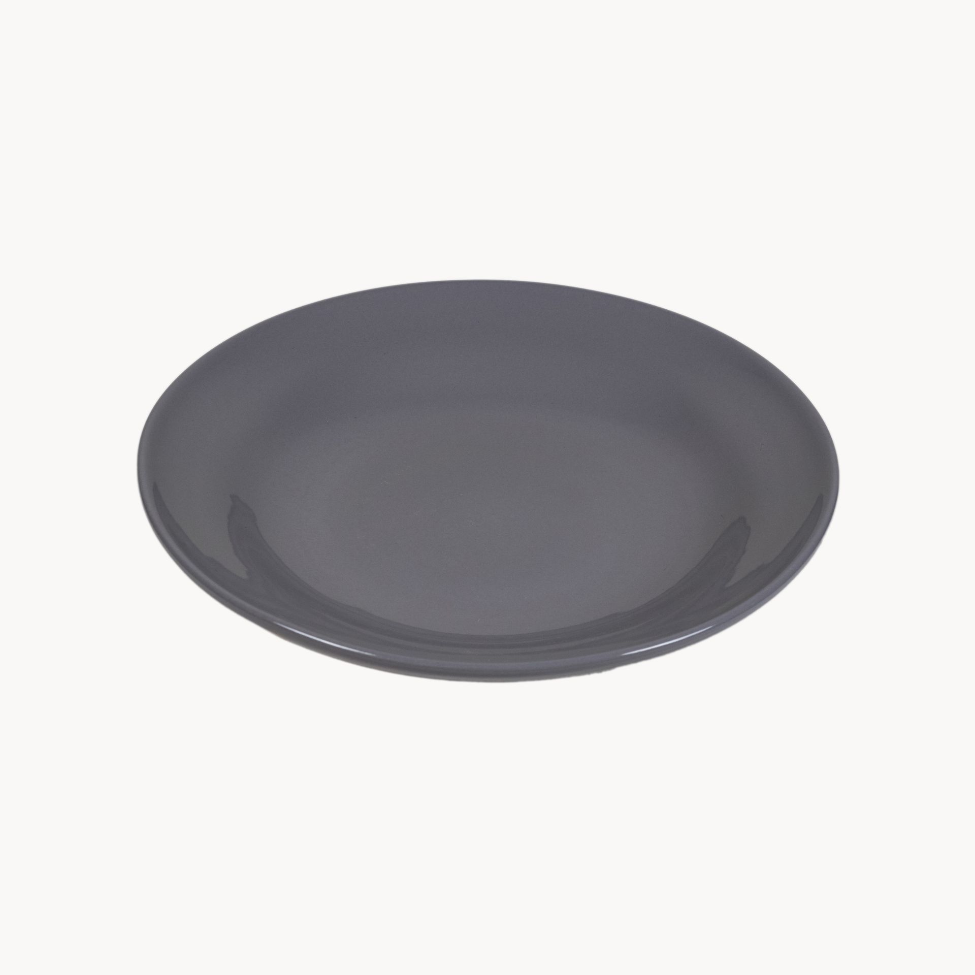 Тарелка глубокая с полями &quot;Мокрый асфальт&quot; #0