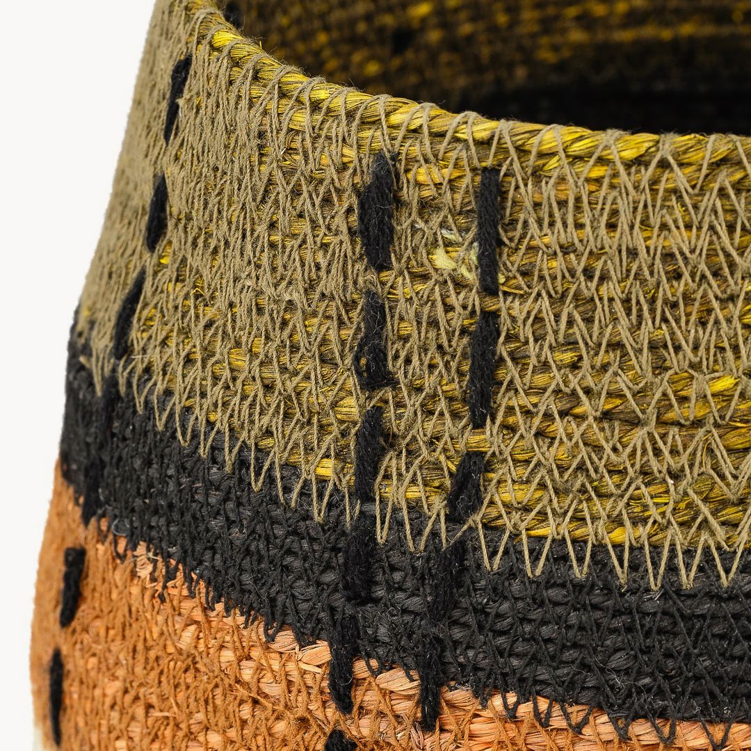 Корзина плетёная декоративная (джут) #1