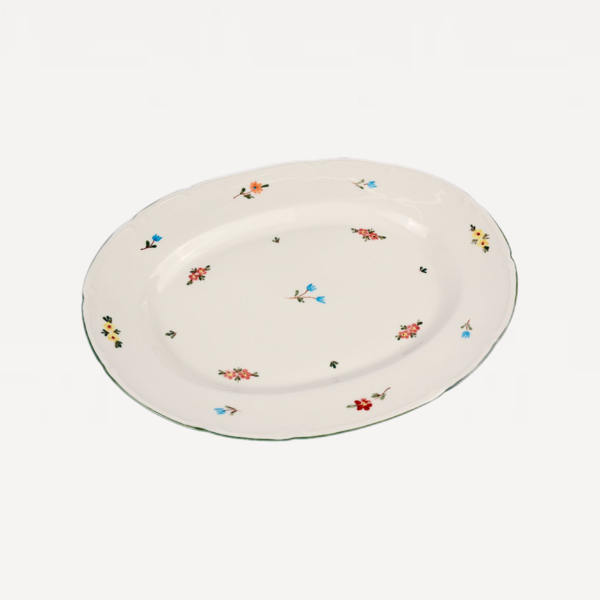 Блюдо овальное "Ситец" #0