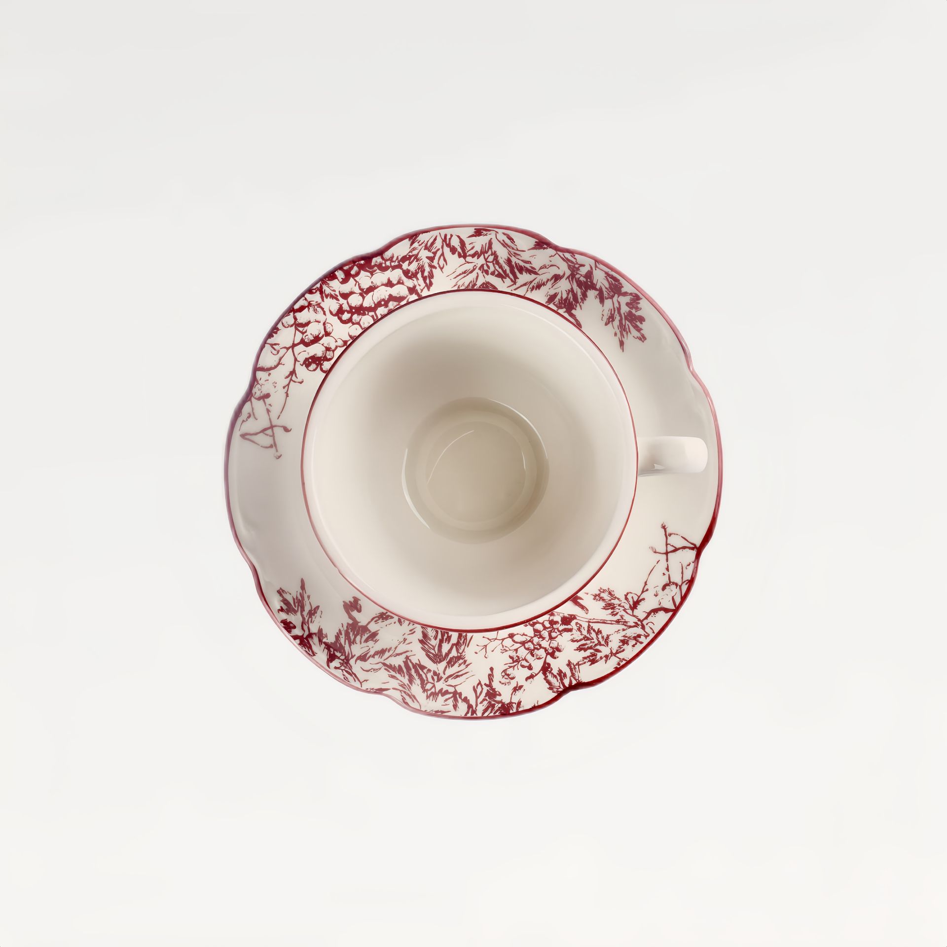 Чайная пара "Снегирь" #1