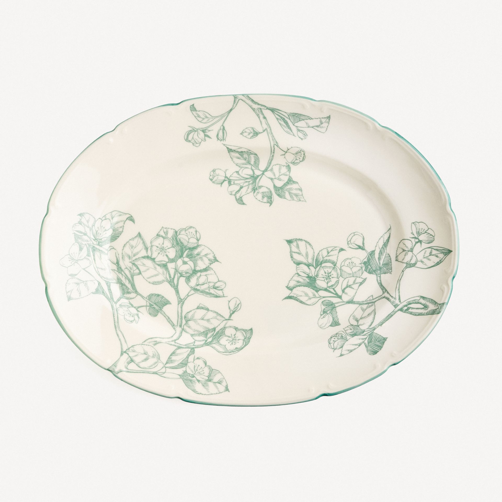 Блюдо овальное &quot;Яблони&quot; #1