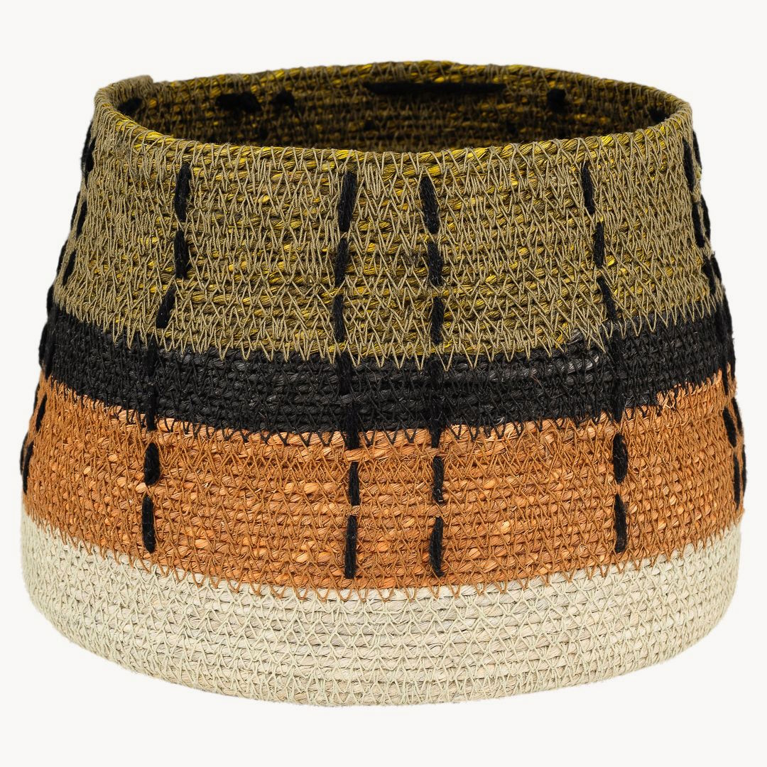 Корзина плетёная декоративная (джут) #0