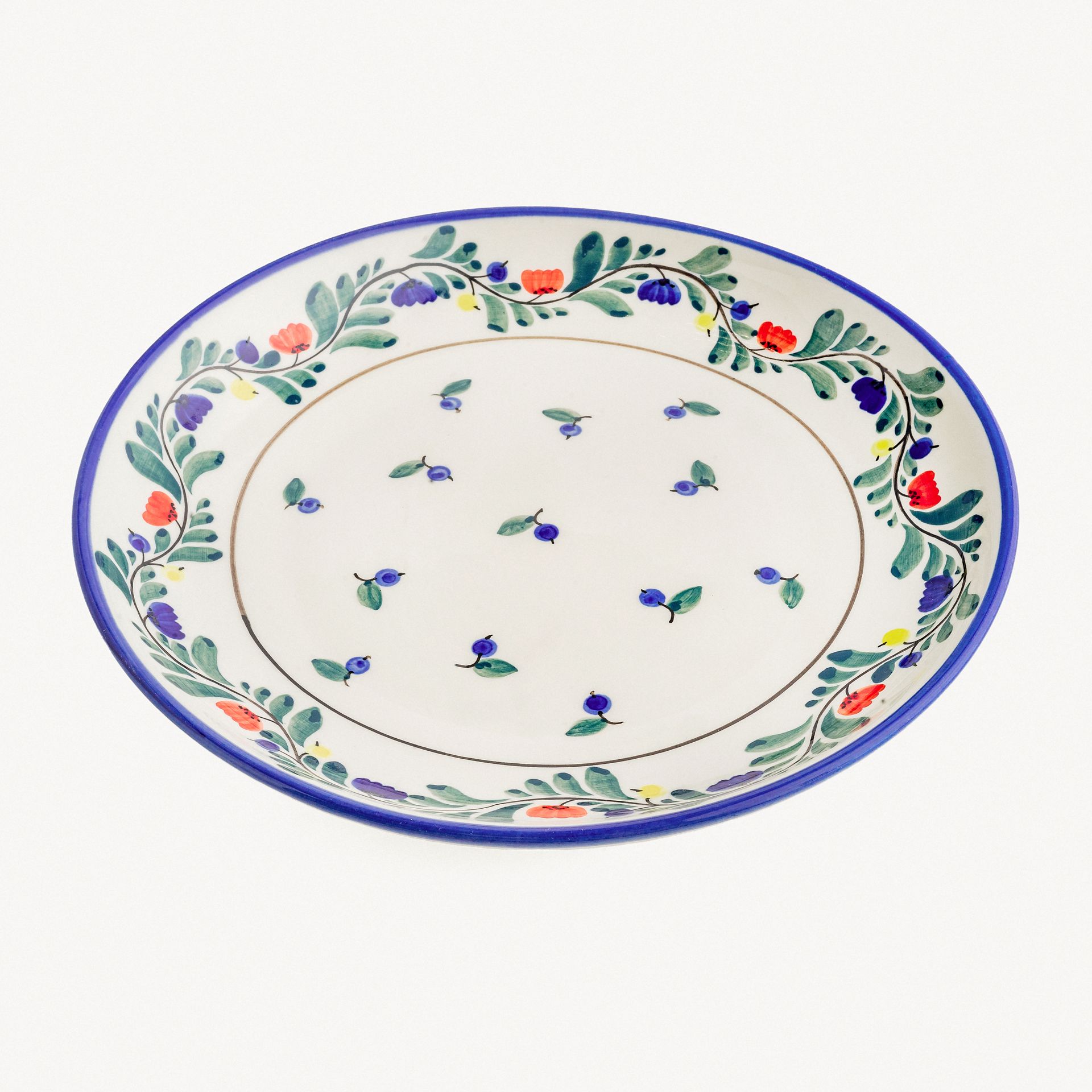 Тарелка без полей &quot;Черника&quot; #0