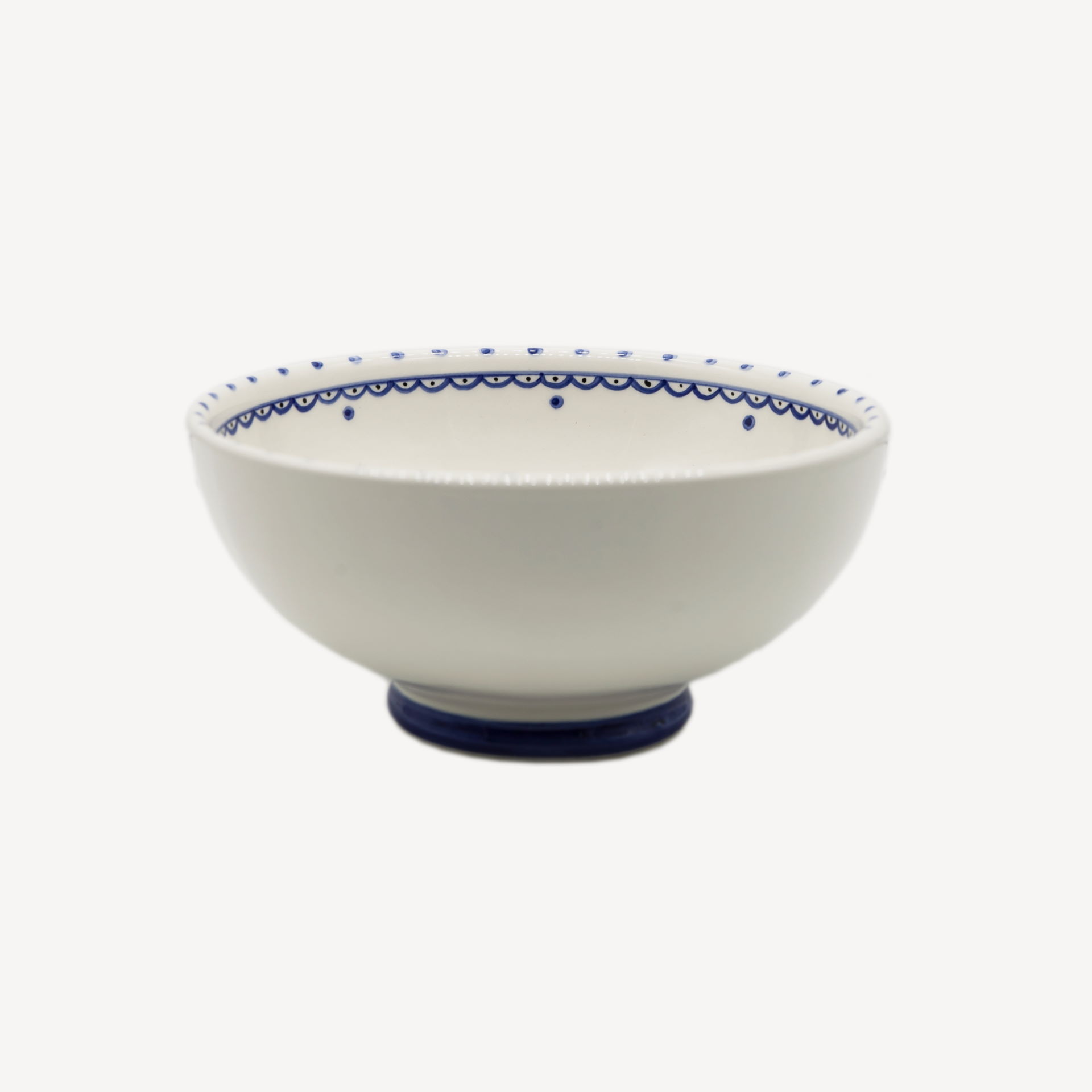 Салатник на ножке "Баранок вязанку" #1