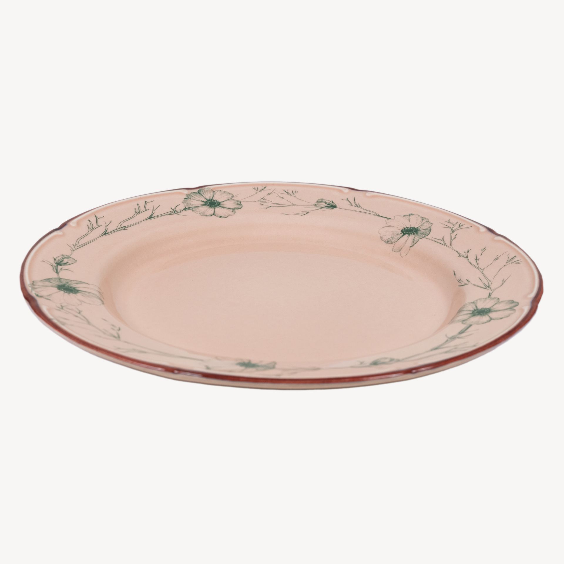 Тарелка плоская с полями &quot;Космея&quot; день 12.00 #0