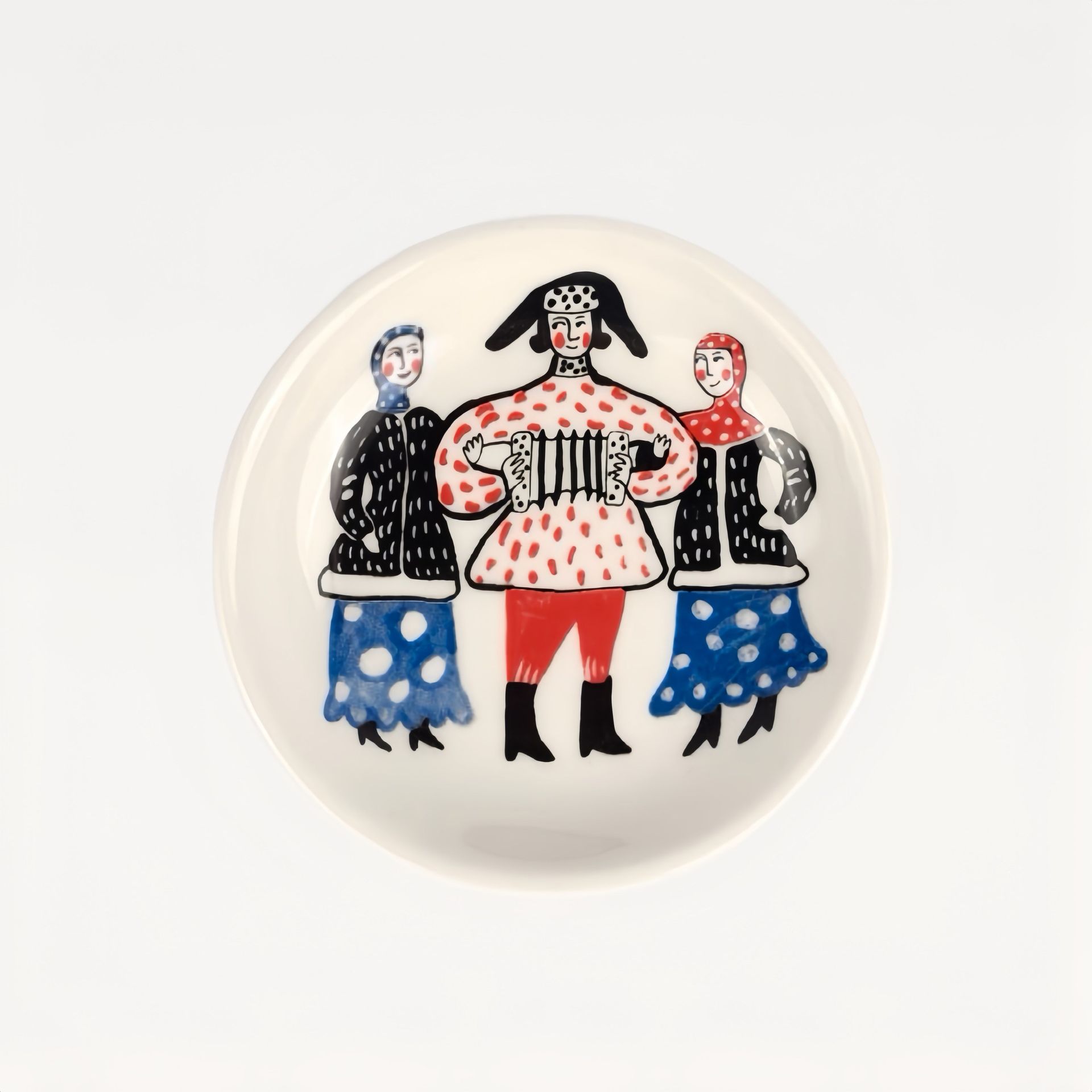 Тарелка "Двум любо" #0