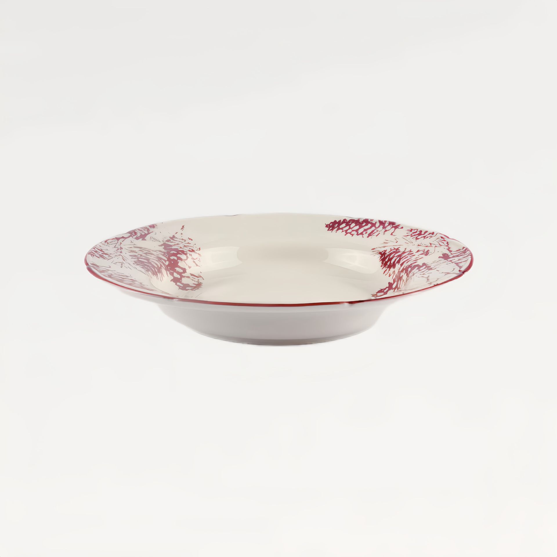 Тарелка суповая "Снегирь" #2