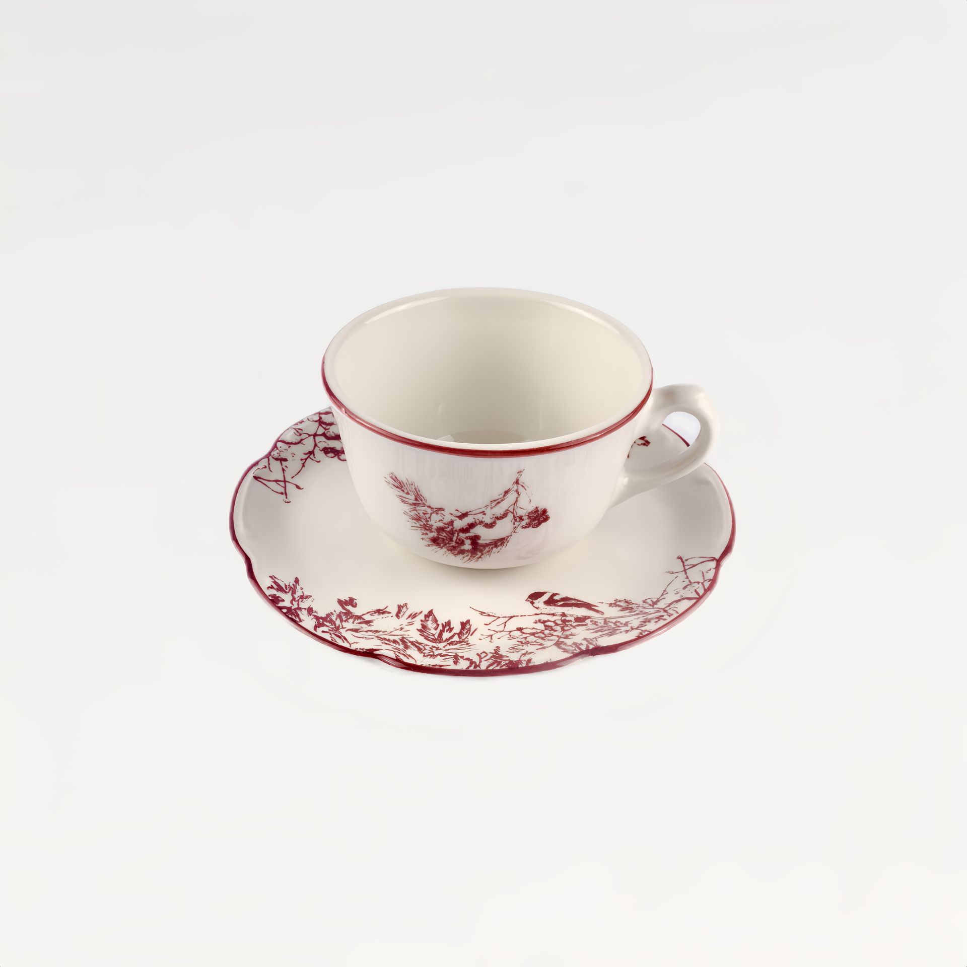 Чашка - Чайная пара &quot;Снегирь&quot; #0