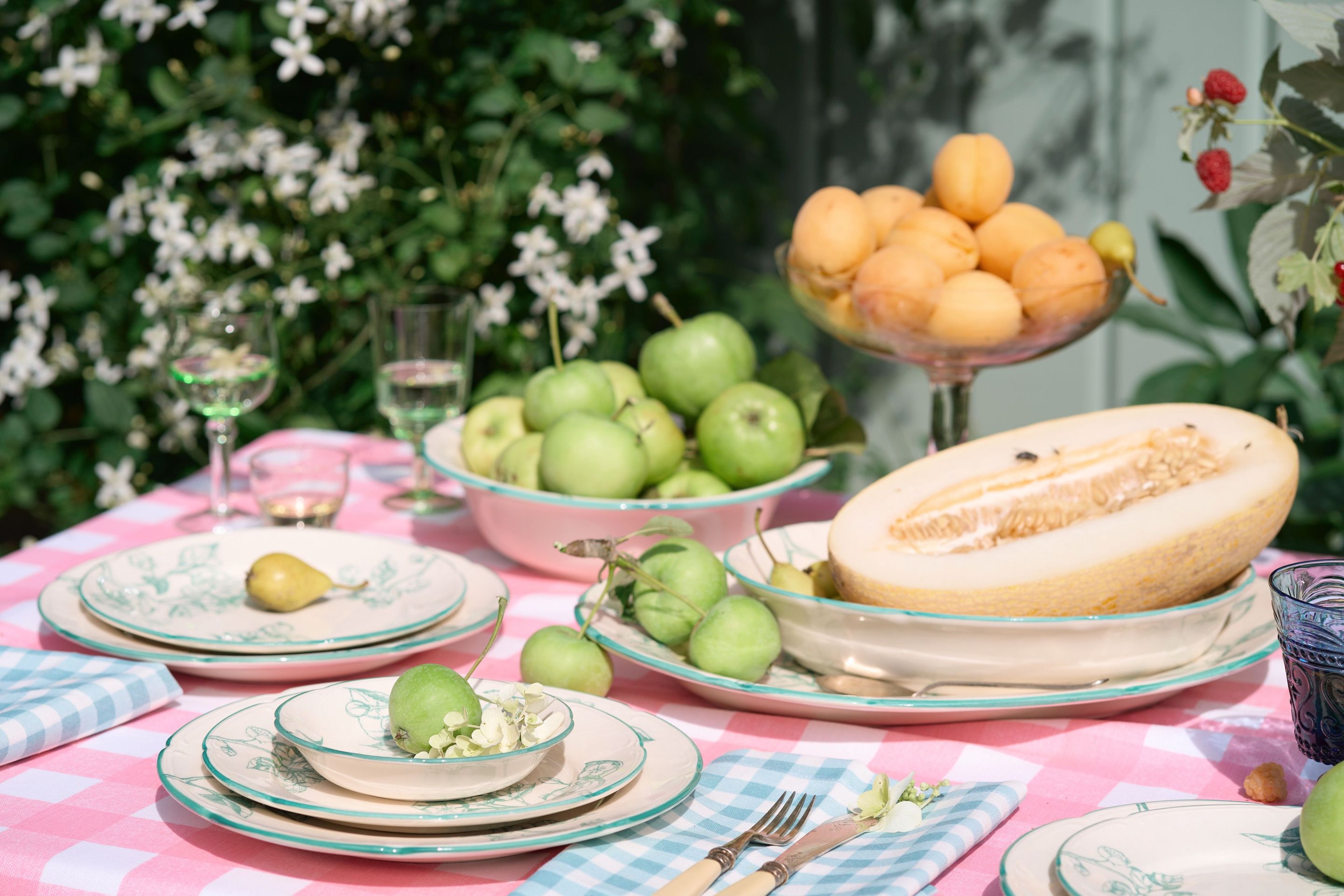 Блюдо овальное "Яблони" #8