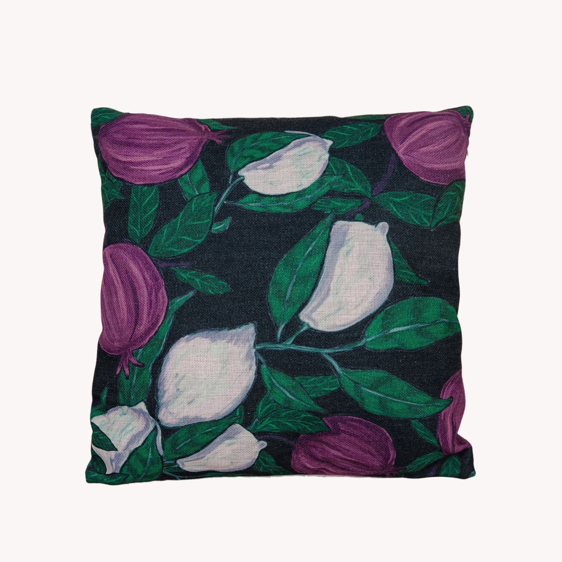 Чехол для подушки &quot;Белые лимоны&quot; #0