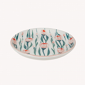 Тарелка без полей &quot;Тюльпаны&quot;