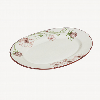 Блюдо овальное &amp;quot;Космея&amp;quot; утро 07.00 #