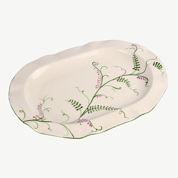 Блюдо овальное &amp;quot;Нерль&amp;quot; Горошек #