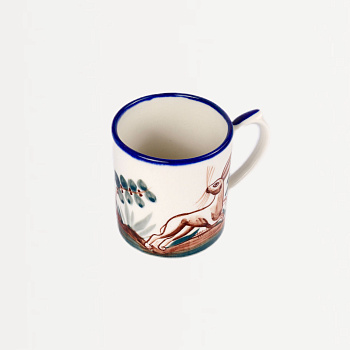 Кружка Суздаль &amp;quot;Охота&amp;quot; Заяц и Собака #