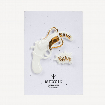 Брошь Пистолет #