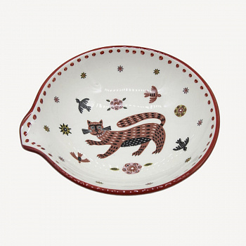 Салатник с носиком &amp;quot;Кот&amp;quot; Соня Уткина #