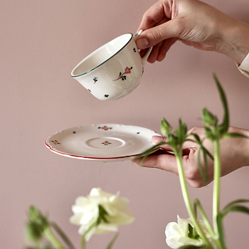 Кофейная пара &amp;quot;Ситец&amp;quot; #