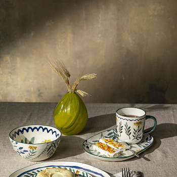 Блюдо овальное &amp;quot;Луга&amp;quot; #