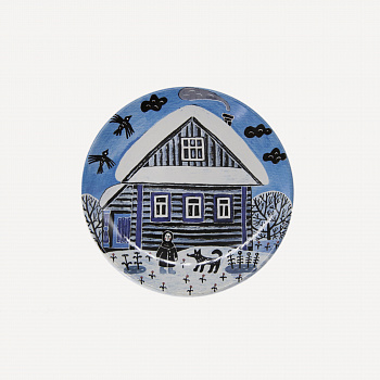 Тарелка &amp;quot;Прогулка с Тимкой&amp;quot; #