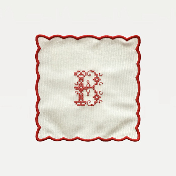 Салфетка под стакан &amp;quot;Костер&amp;quot; (коллекция Алфавит) #