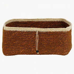Корзина плетёная декоративная (джут)