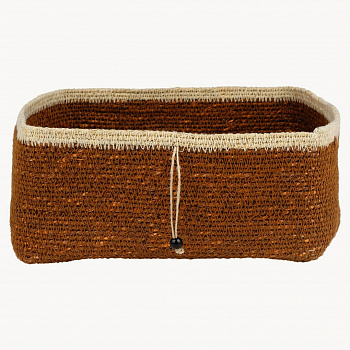 Корзина плетёная декоративная (джут) #