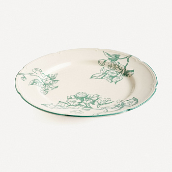 Тарелка плоская с полями &amp;quot;Яблони&amp;quot; #