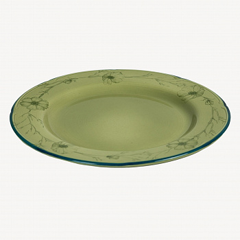 Тарелка плоская с полями &amp;quot;Космея&amp;quot; вечер 20.00 #